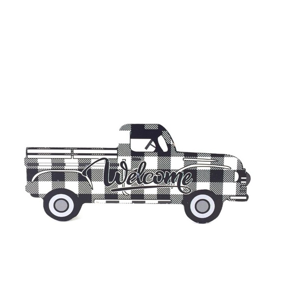 Welcome Home Shabby Chic Truck Shelf Decor NEW - Picture 2 of 7